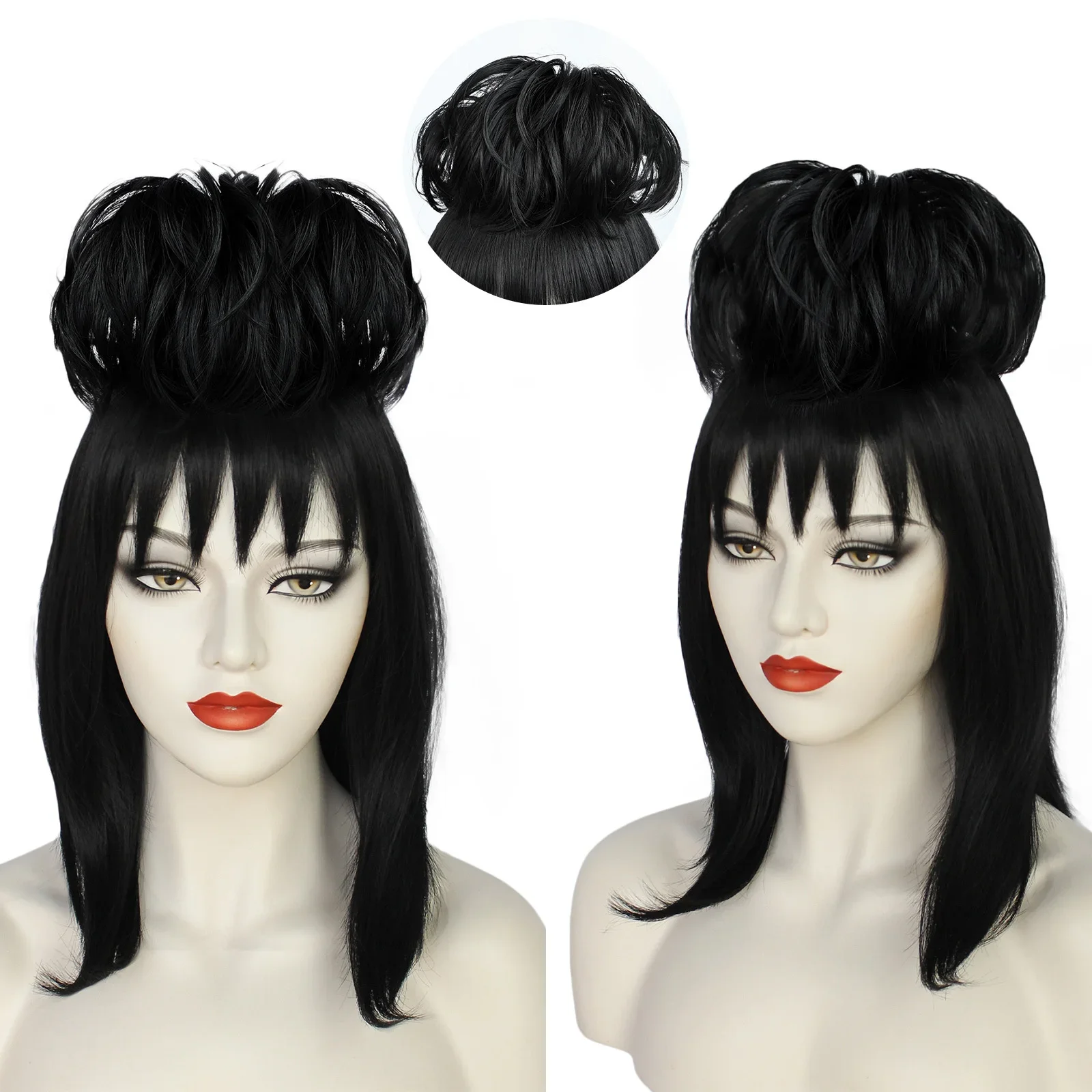 Synthetic Braided Wigs For Black Women - Lydia Deetz Cosplay Peruk Gelin Kıyafeti