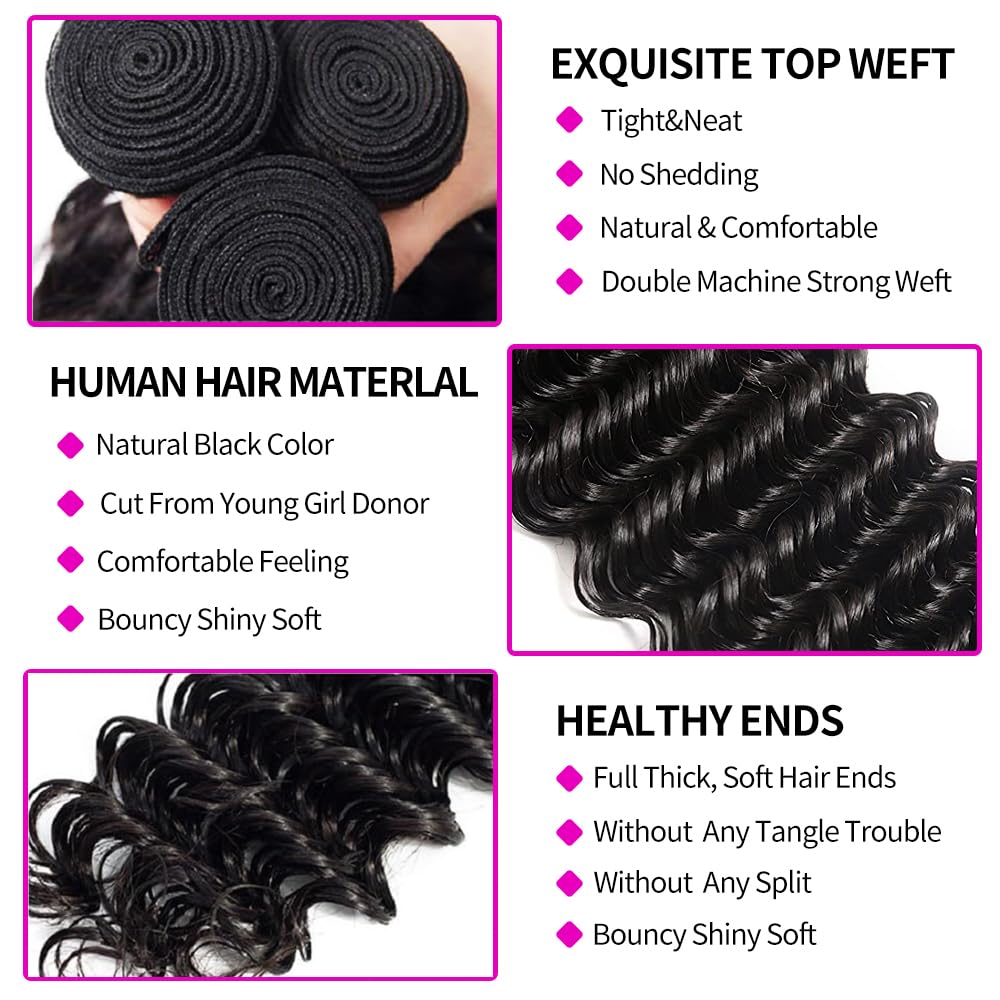 Derin Dalgalı Brezilya %100 Ba - Deep Wave 3 Bundles With Closure incelemesi ve fiyatı