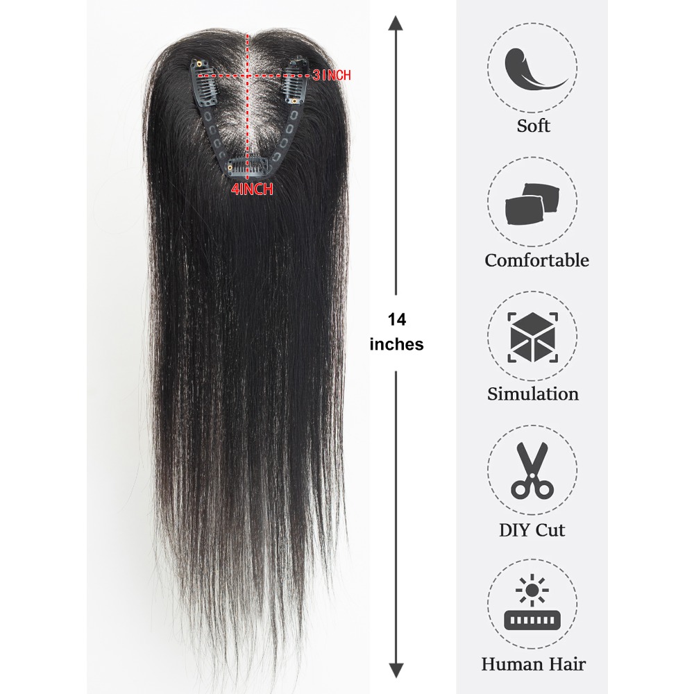 100% İnsan Saç Toppers Kahvere - Seamless Clip In Hair Extensions Human Hair incelemesi ve fiyatı