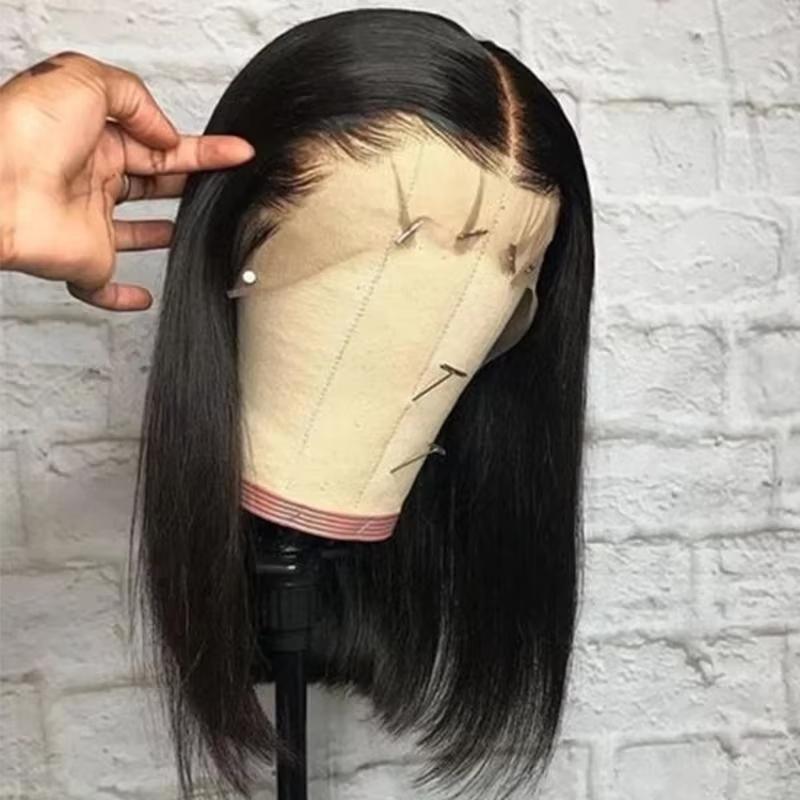 13x6 Kısa Bob Düz Brezilya Saç - Pre Parted 13X4 Lace Front Bob Wig incelemesi ve fiyatı