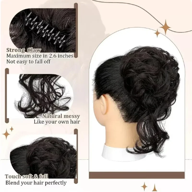 Kadınlar için dağınık saç topu - Claw Clip Messy Bun Hair Piece incelemesi ve fiyatı