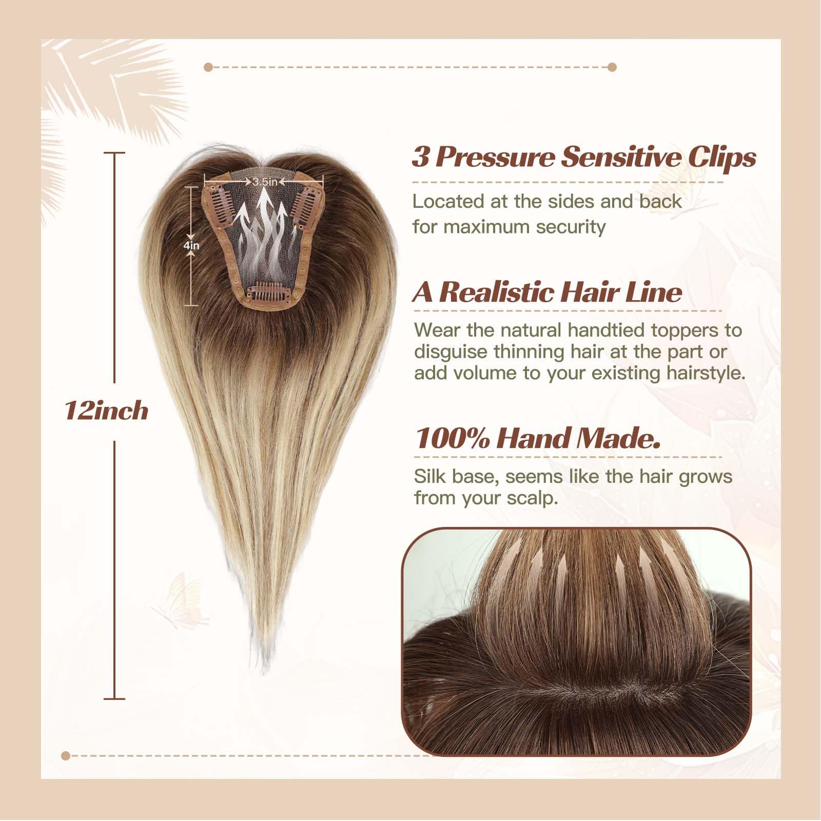 Altın Kahverengi Ombre %100 Re - Seamless Clip In Hair Extensions Human Hair incelemesi ve fiyatı