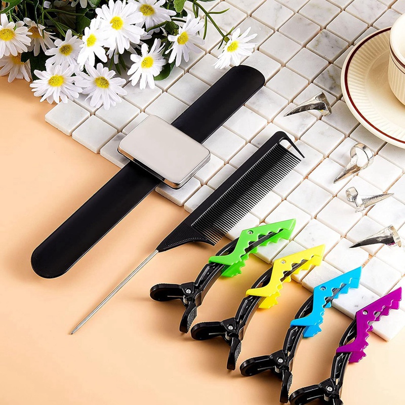 8 adet ayırma halkası saç seçm - Hair Clips incelemesi ve fiyatı