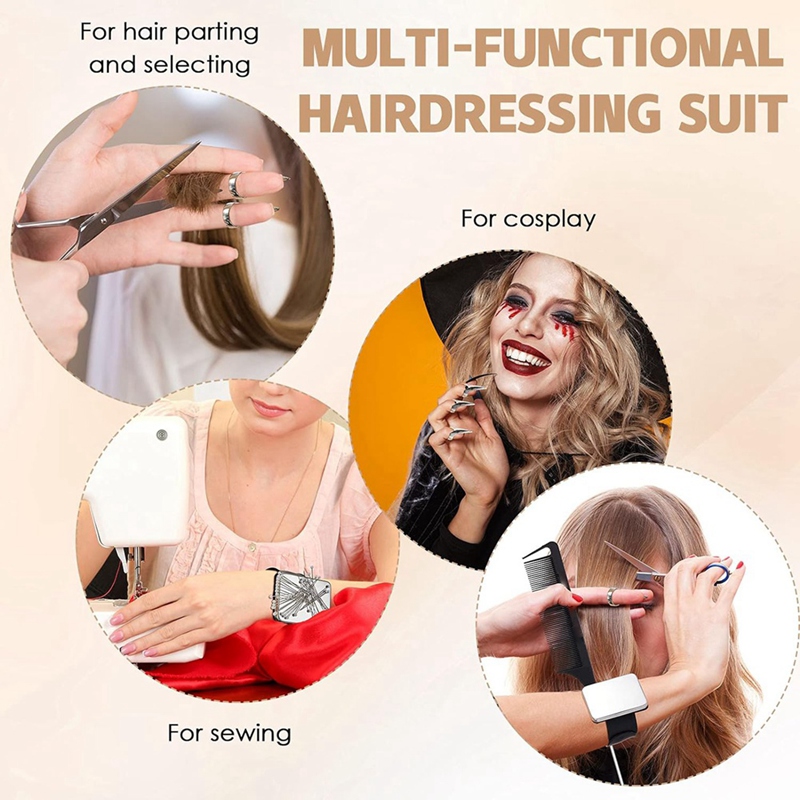 8 adet ayırma halkası saç seçm - Hair Clips incelemesi ve fiyatı