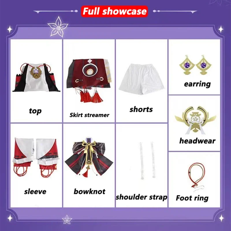 Yae Miko Cosplay Kostüm Oyunu  - Synthetic Wigs incelemesi ve fiyatı
