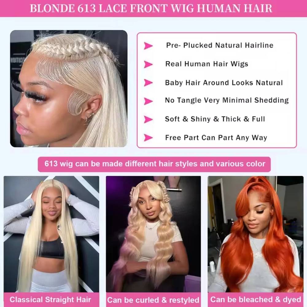 İnsan Saçı 613 %220 Yoğunluklu - Hd Lace Frontal Wig Human Hair Pre Plucked incelemesi ve fiyatı
