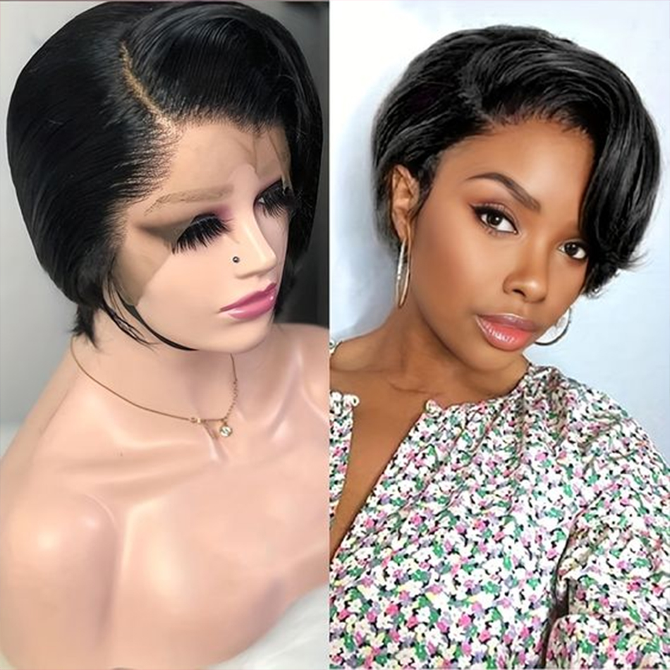 Pixie Cut Peruk İnsan Saç 100% - Short Pixie Cut Wig Human Hair Cheap incelemesi ve fiyatı